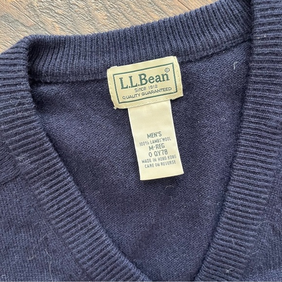 Lot of 4 Men’s L.L. Bean Long Sleeve Shirts Size Medium Wool - Picture 6 of 7